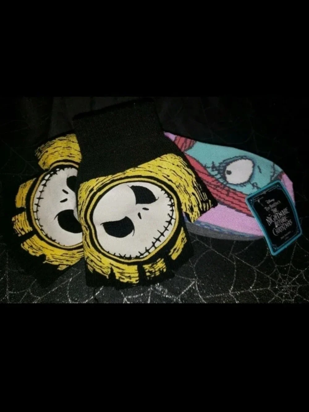 The Nightmare Before Christmas Socks & Gloves Lot